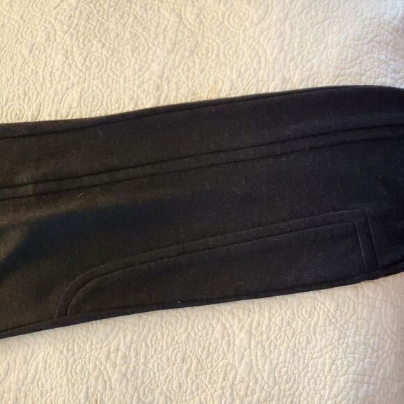 VINCE Pants Womens 10 Flat Front Ponte Knit Black  Stretch Pockets Career‎ - Picture 8 of 12